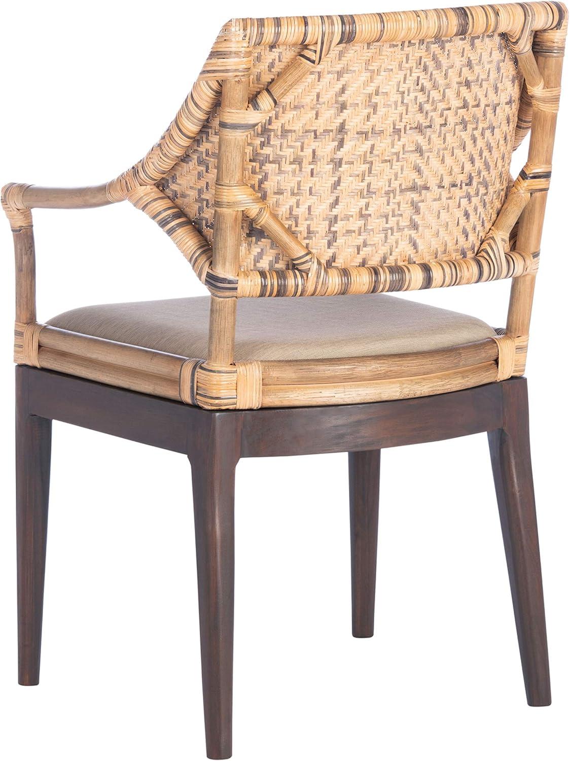 image:imageSAFAVIEH Home Collection Carlo Arm Chair Honey