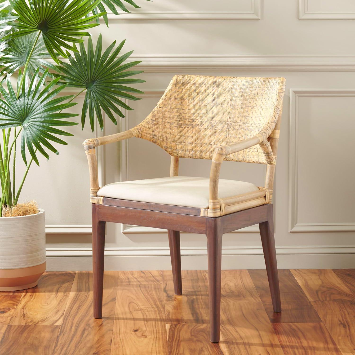 image:imageSAFAVIEH Home Collection Carlo Arm Chair Honey
