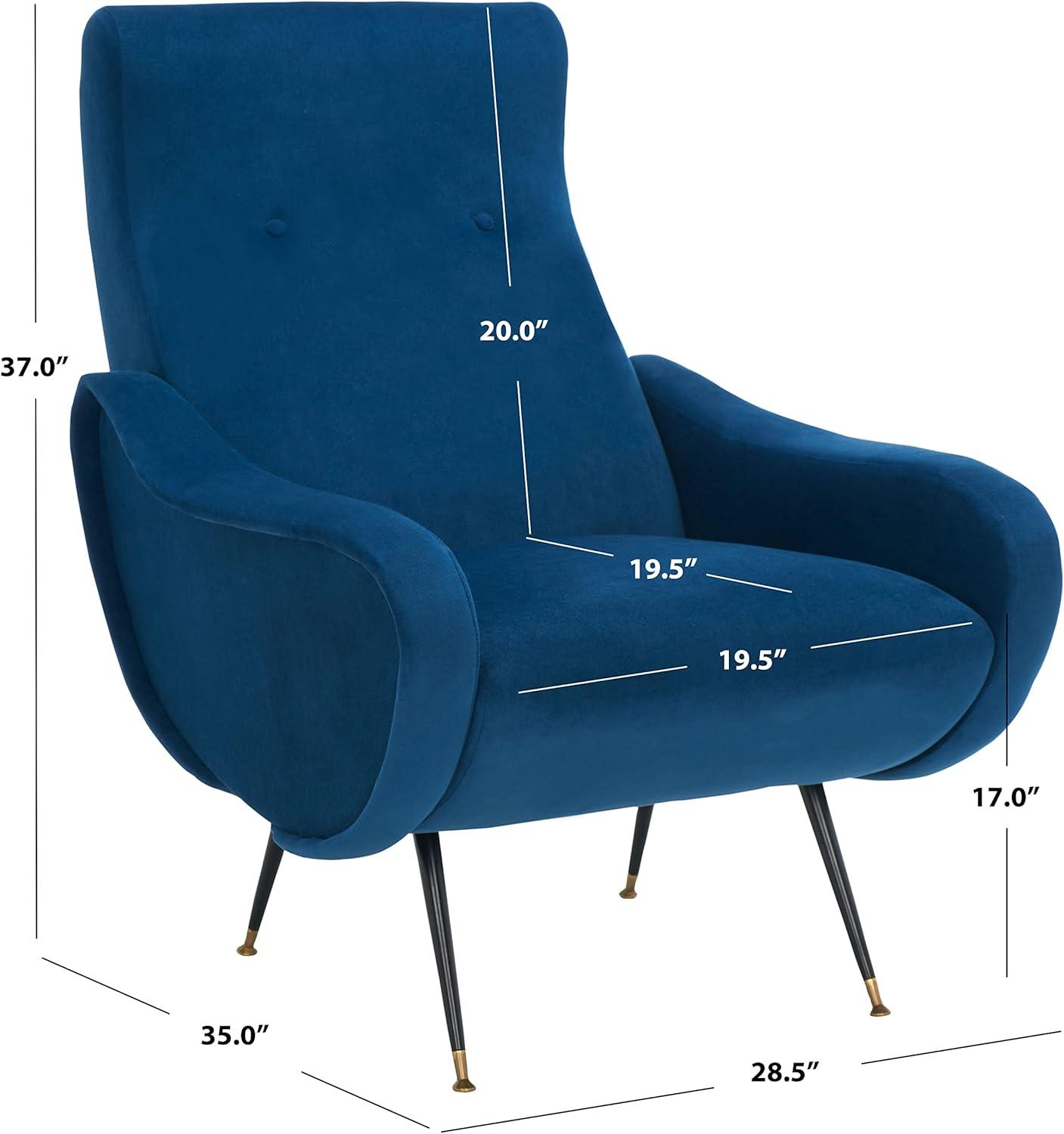 image:imageSafavieh Accent Chair Normal CamelNavy
