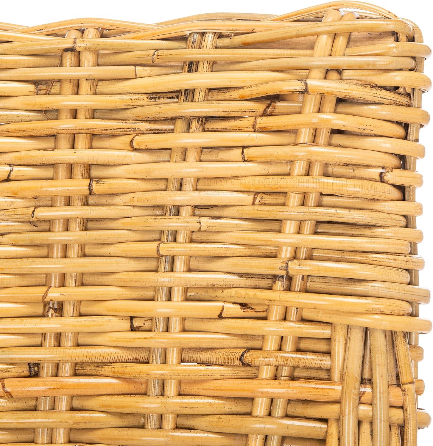 image:imageSafavieh Home Collection Cristen Rattan Cushion Accent Chair Natural White WashWhite ACH6513ANatural White