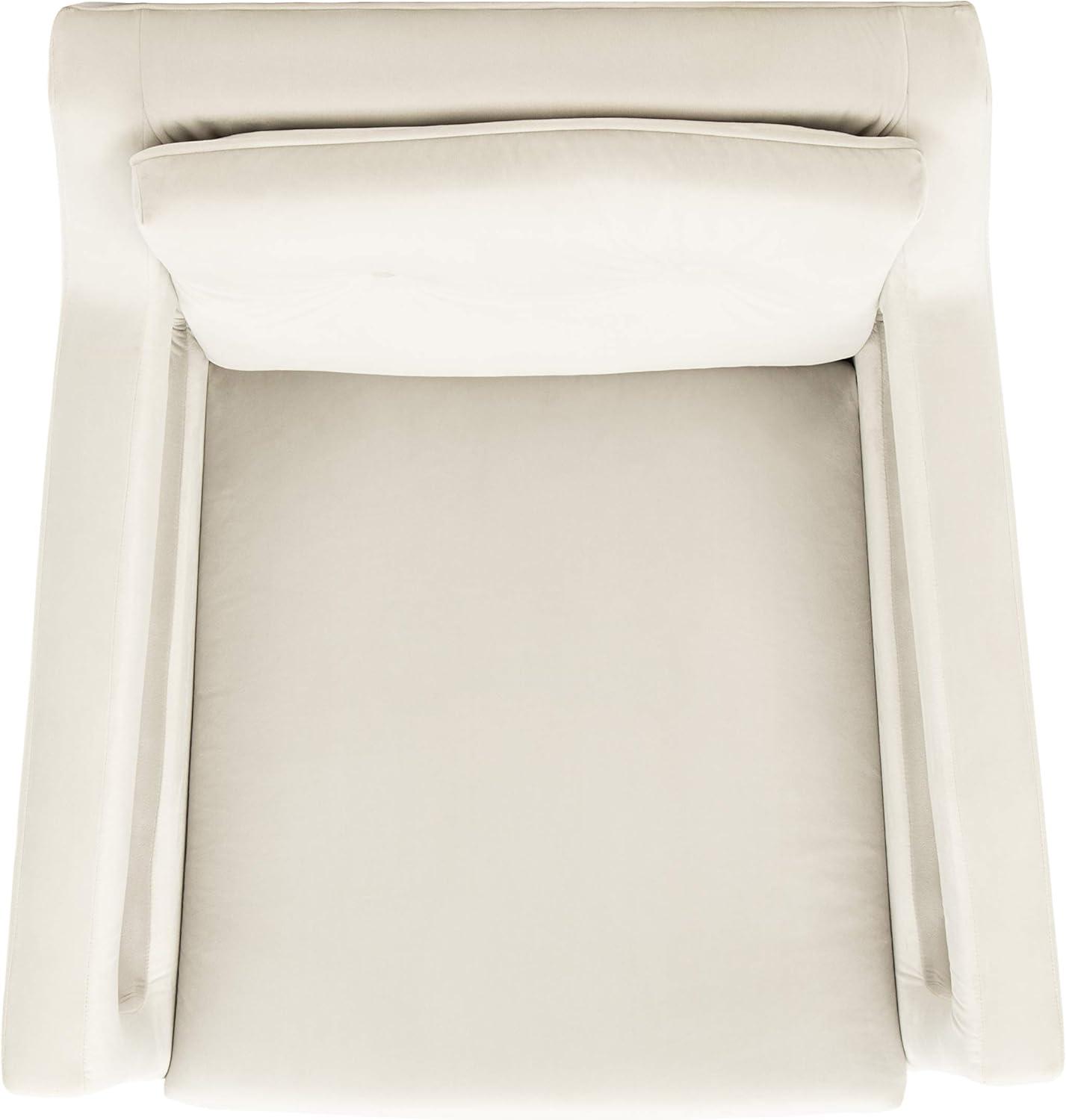 image:imageSafavieh Home Mara Retro Glam Navy Velvet and Gold Tufted Accent ChairSilver Gold
