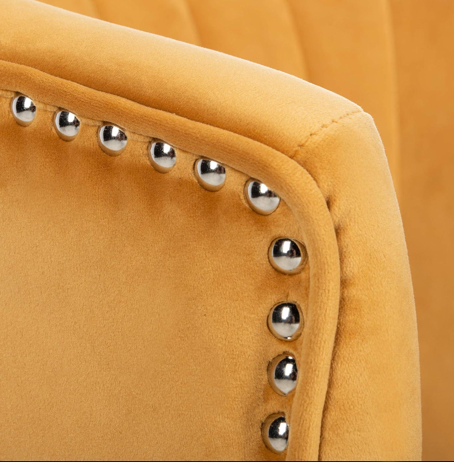 image:imageSafavieh Home Stazia Retro Glam Blush Pink and Black Wingback Accent ChairMarigold Black