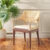 SAFAVIEH Home Collection Carlo Arm Chair, Honey