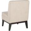 SAFAVIEH Mercer Collection Alexa Ivory Linen Armless Club Chair