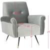 Safavieh Accent Chair, Normal, Black(Light Grey)