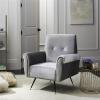 Safavieh Accent Chair, Normal, Black(Light Grey)