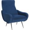 Safavieh Accent Chair, Normal, Camel(Navy)