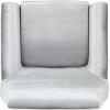 Safavieh Accent Chair, Normal, Light Grey Velvet(Light Grey)