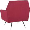 Safavieh Accent Chair, Normal, Light Grey Velvet(Maroon)