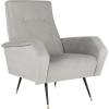 Safavieh Accent Chair, Normal, Yellow(Grey)