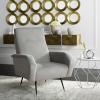 Safavieh Accent Chair, Normal, Yellow(Grey)