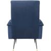 Safavieh Accent Chair, Normal, Yellow(Navy)