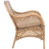Safavieh Home Collection Charlie Cushioned Accent Chair, Grey White Wash/White(Dark Natural/White)
