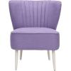 Safavieh Mercer Collection Waverly Mid-Century Rainbow Striped Accent Chair(purple)