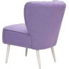 Safavieh Mercer Collection Waverly Mid-Century Rainbow Striped Accent Chair(purple)