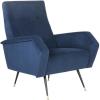 Safavieh Accent Chair, Normal, Yellow(Navy)