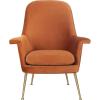 Safavieh Couture Home Aimee Retro Glam Dusty Rose Pink Velvet Arm Chair(Sienna / Gold)