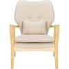 Safavieh Home Collection Tarly Burgundy and Natural Accent Chair(Beige / Natural)