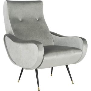 Safavieh Accent Chair, Normal, Camel(Light Grey)