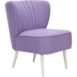 Safavieh Mercer Collection Waverly Mid-Century Rainbow Striped Accent Chair(purple)