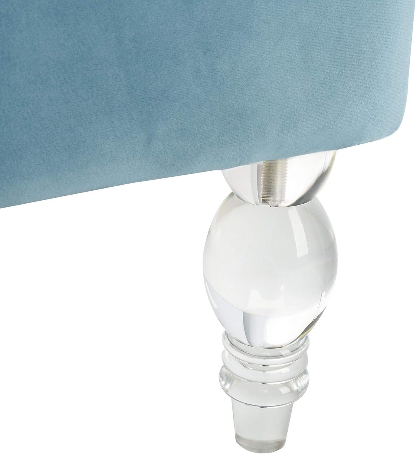 image:imageSafavieh Couture Geode Modern Light Blue Wingback ChairLight Blue