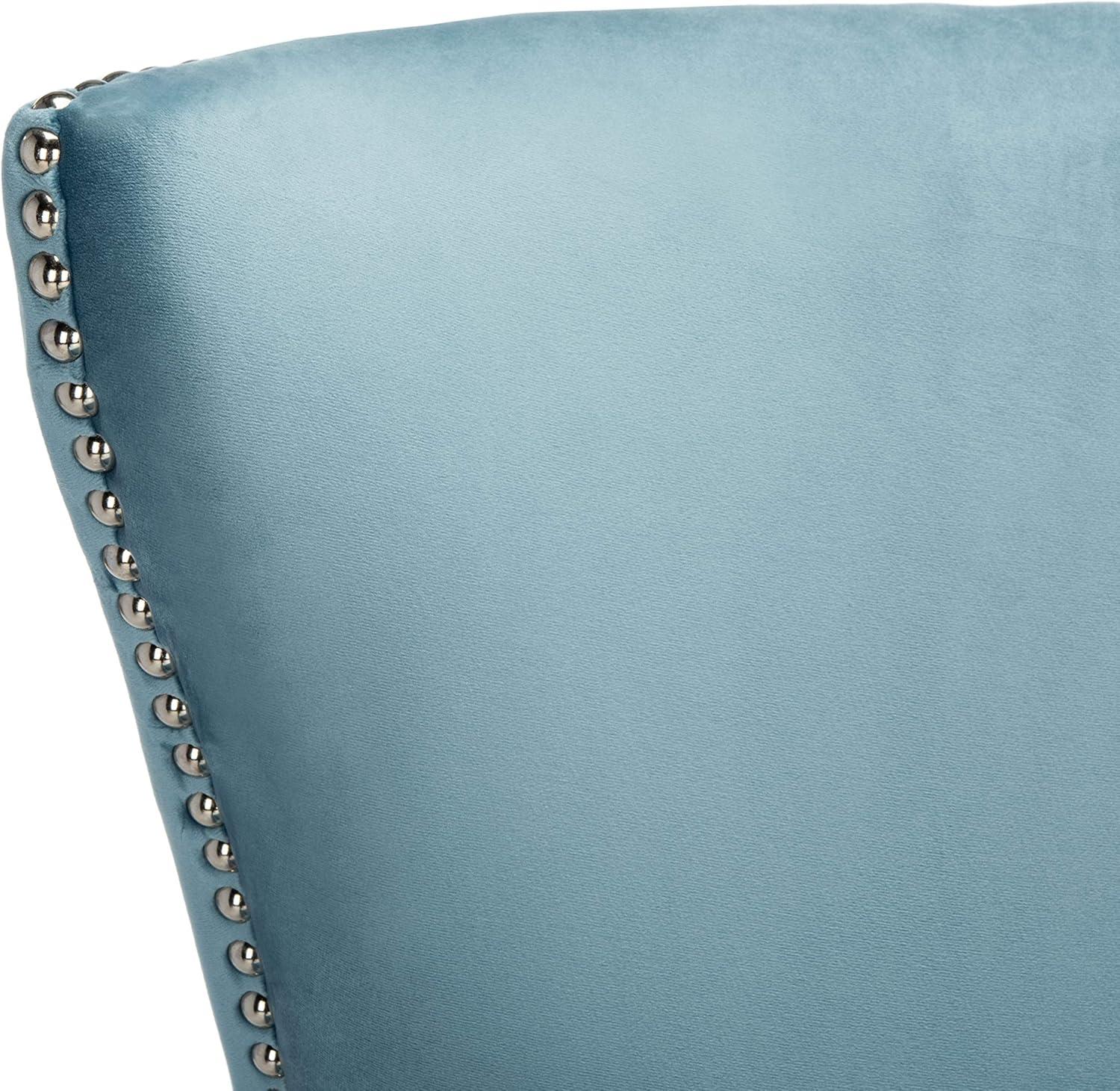 image:imageSafavieh Couture Geode Modern Light Blue Wingback ChairLight Blue