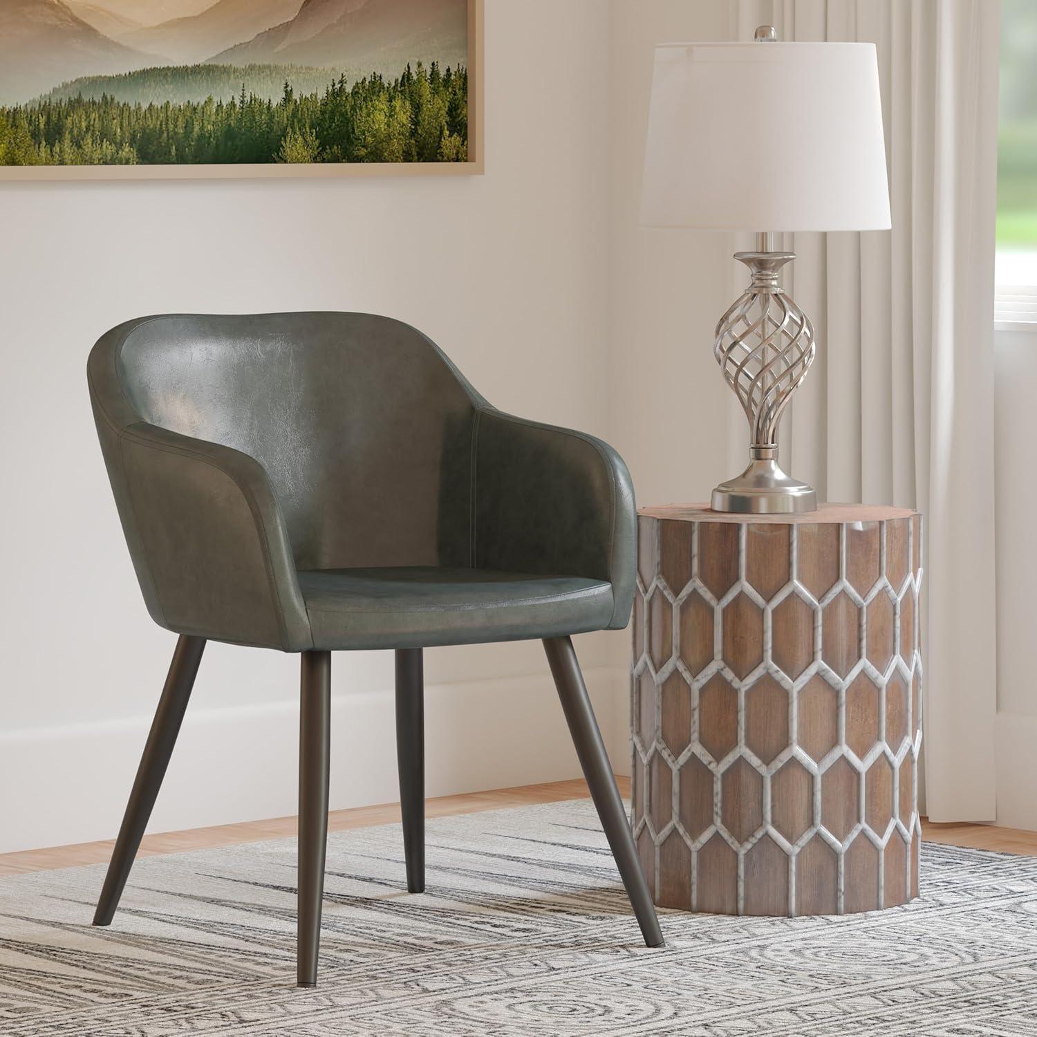 image:imageSafavieh Home Collection Adalena Accent ChairDark Grey Black