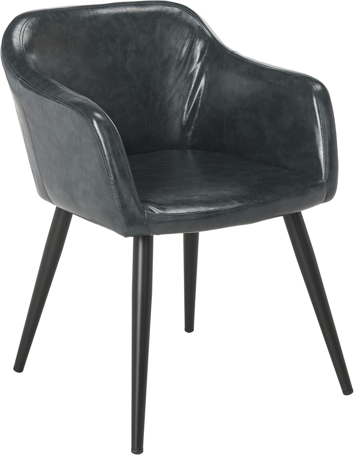 image:imageSafavieh Home Collection Adalena Accent ChairDark Grey Black