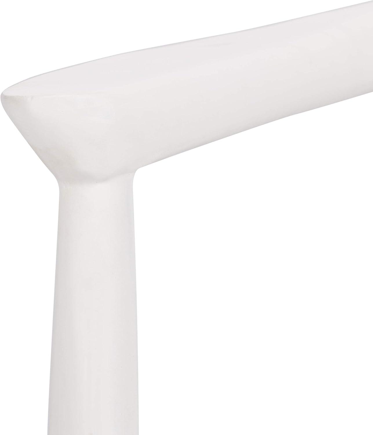 image:imageSafavieh Home Collection Juneau Leather Woven Natural and OffWhite Accent ChairWhite