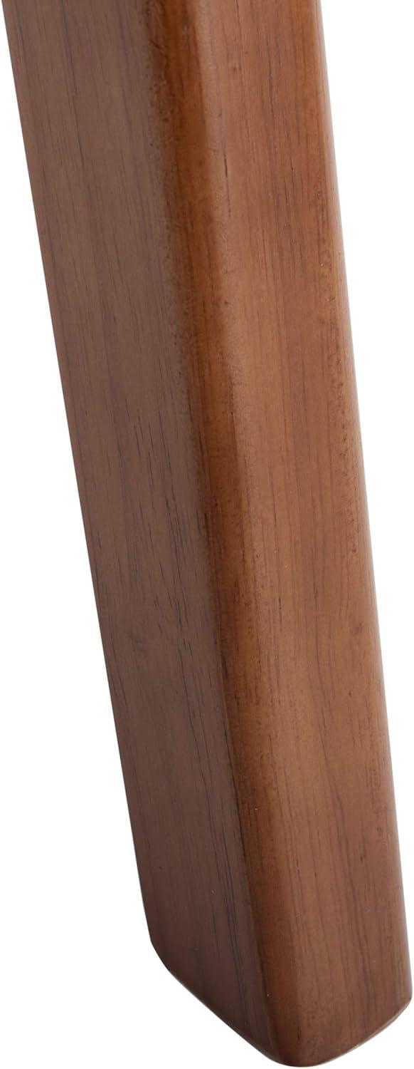 image:imageSafavieh Home Collection Suri Navy and Walnut MidCentury Arm ChairCognac Walnut