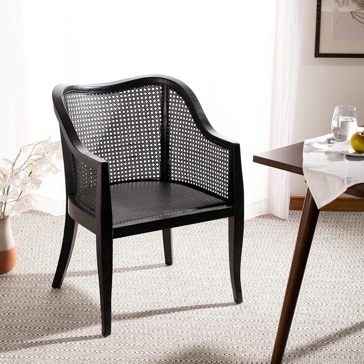 image:imageSafavieh Home Maika White Dining ChairBlack Black