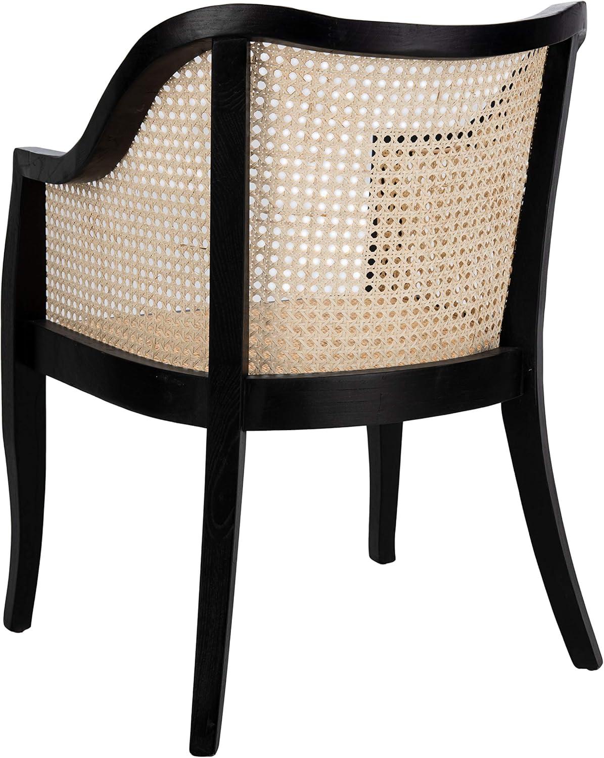 image:imageSafavieh Home Maika White Dining ChairBlack Natural