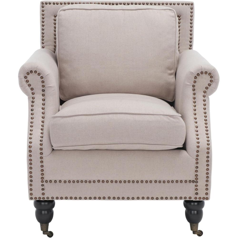 image:imageSafavieh Mercer Collection Ellen Linen Club ChairBeige