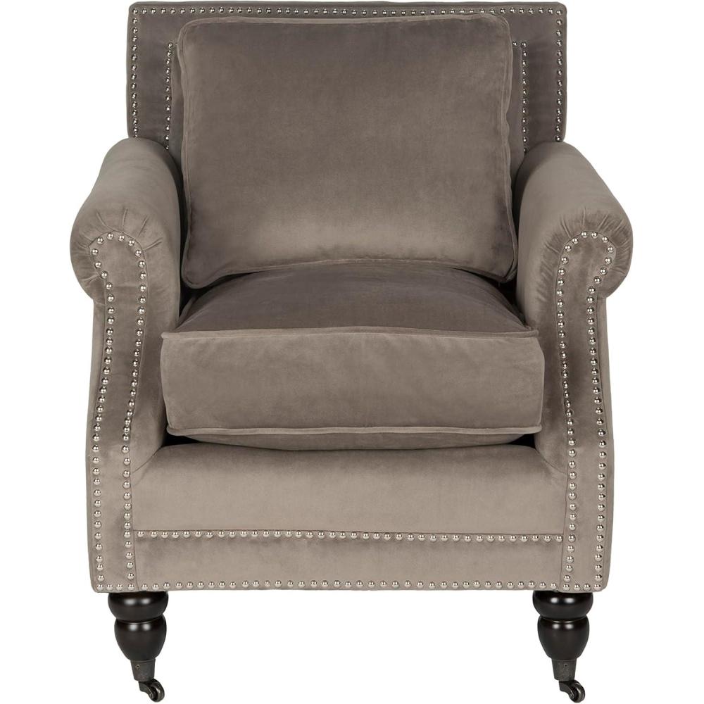 image:imageSafavieh Mercer Collection Ellen Linen Club ChairMushroom