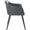 Safavieh Home Collection Adalena Accent Chair(Dark Grey / Black)