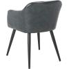 Safavieh Home Collection Adalena Accent Chair(Dark Grey / Black)
