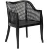 Safavieh Home Maika White Dining Chair(Black / Black)