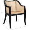 Safavieh Home Maika White Dining Chair(Black / Natural)