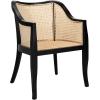 Safavieh Home Maika White Dining Chair(Black / Natural)