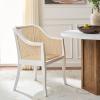 Safavieh Home Maika White Dining Chair(White / Natural)