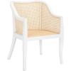 Safavieh Home Maika White Dining Chair(White / Natural)