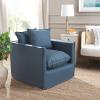 Safavieh Mercer Collection Joey Arm Chair, Blue
