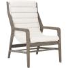Safavieh Couture Home Delaney Mid-Century White Channel Tufted Accent Chair