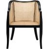 Safavieh Home Maika White Dining Chair(Black / Natural)
