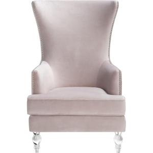 Safavieh Couture Geode Modern Light Blue Wingback Chair(Pale Taupe)