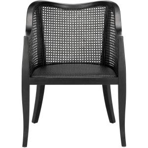 Safavieh Home Maika White Dining Chair(Black / Black)