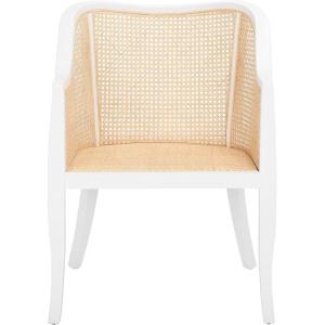 Safavieh Home Maika White Dining Chair(White / Natural)