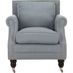 Safavieh Mercer Collection Ellen Linen Club Chair(Sky Blue)