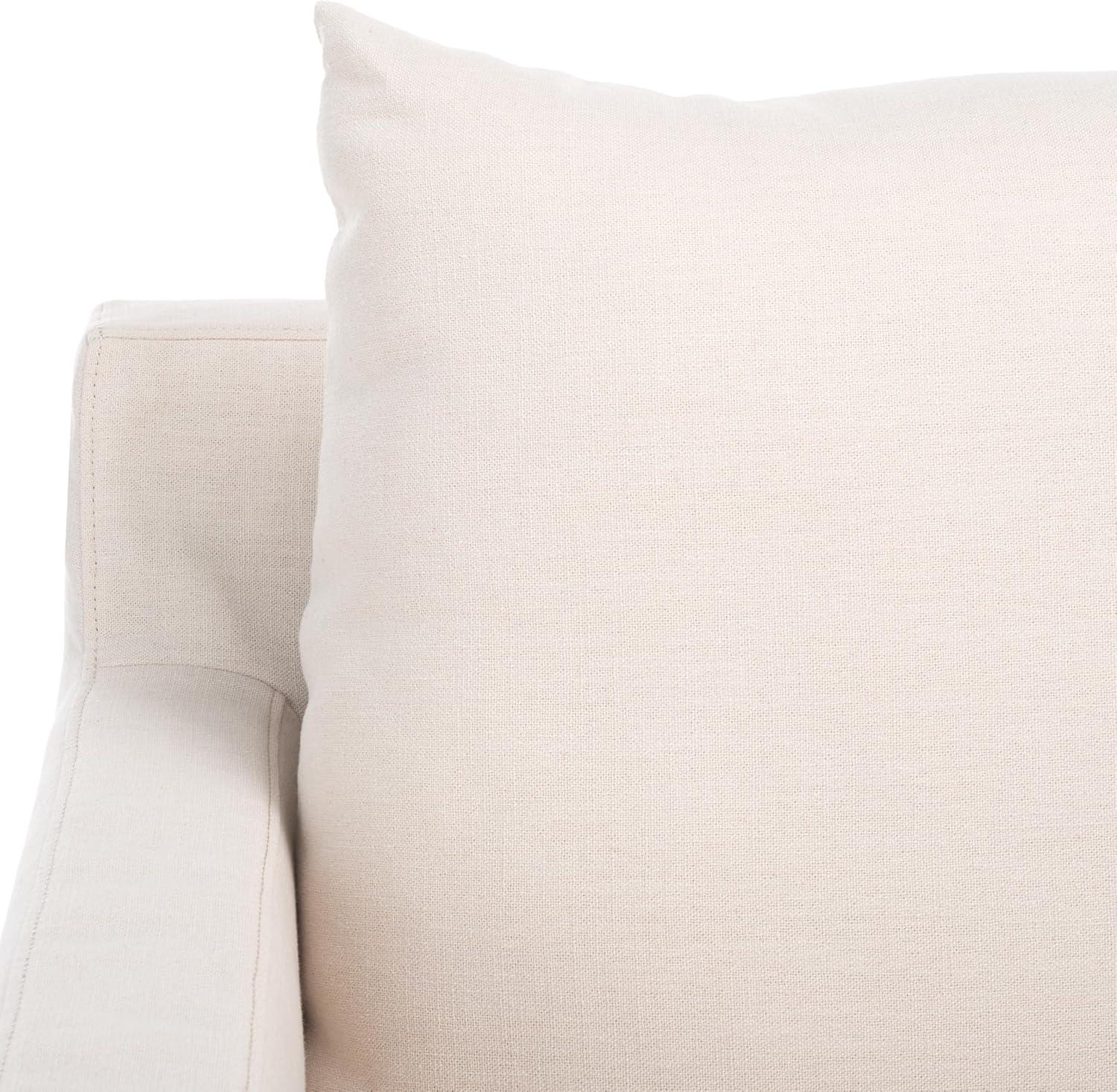 image:imageSAFAVIEH Home Collection Hadara Bone Linen Swivel Accent Club Chair Fully Assembled