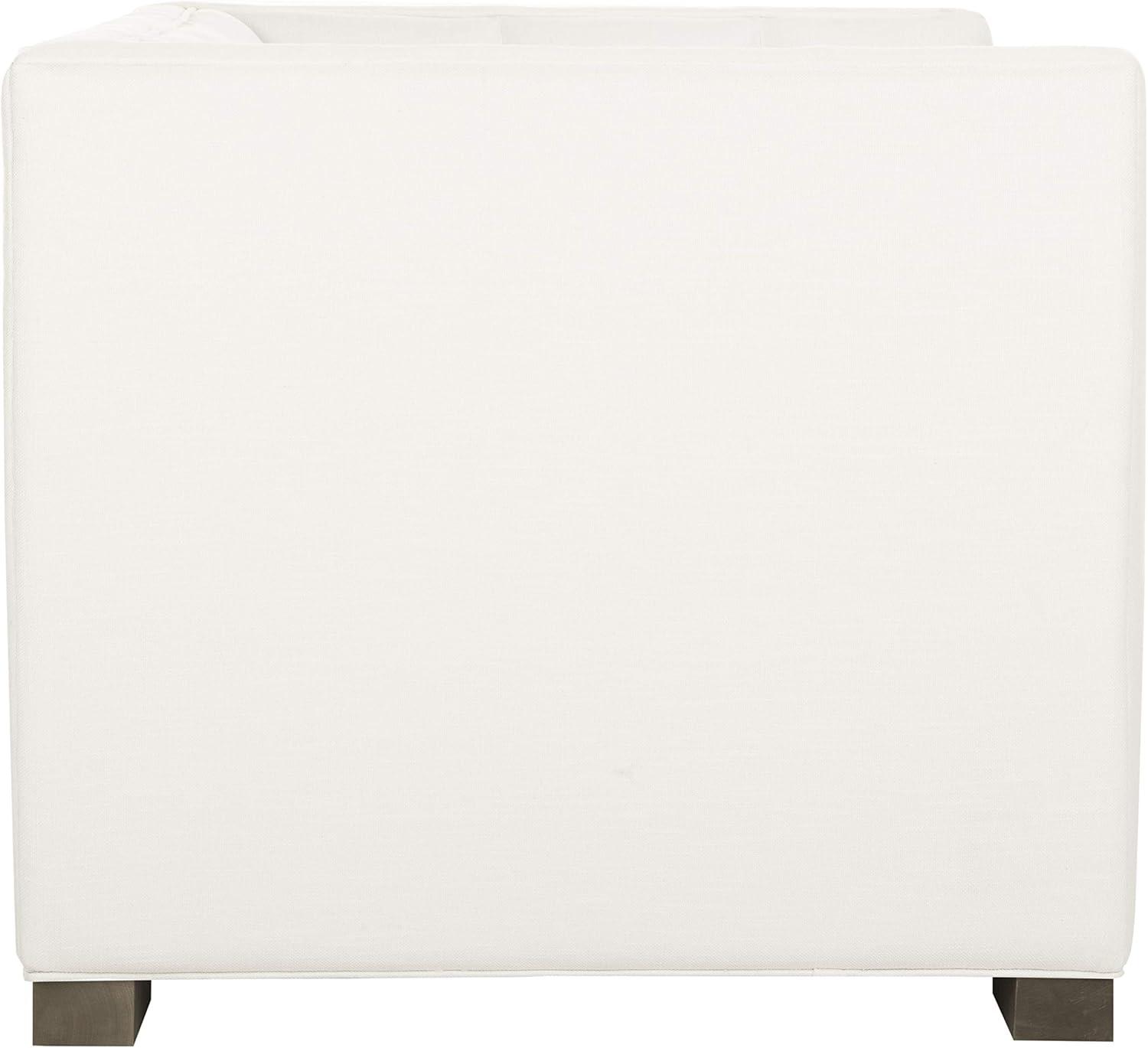 image:imageSafavieh Couture Home Beverly White Channel Tufted Club Chair